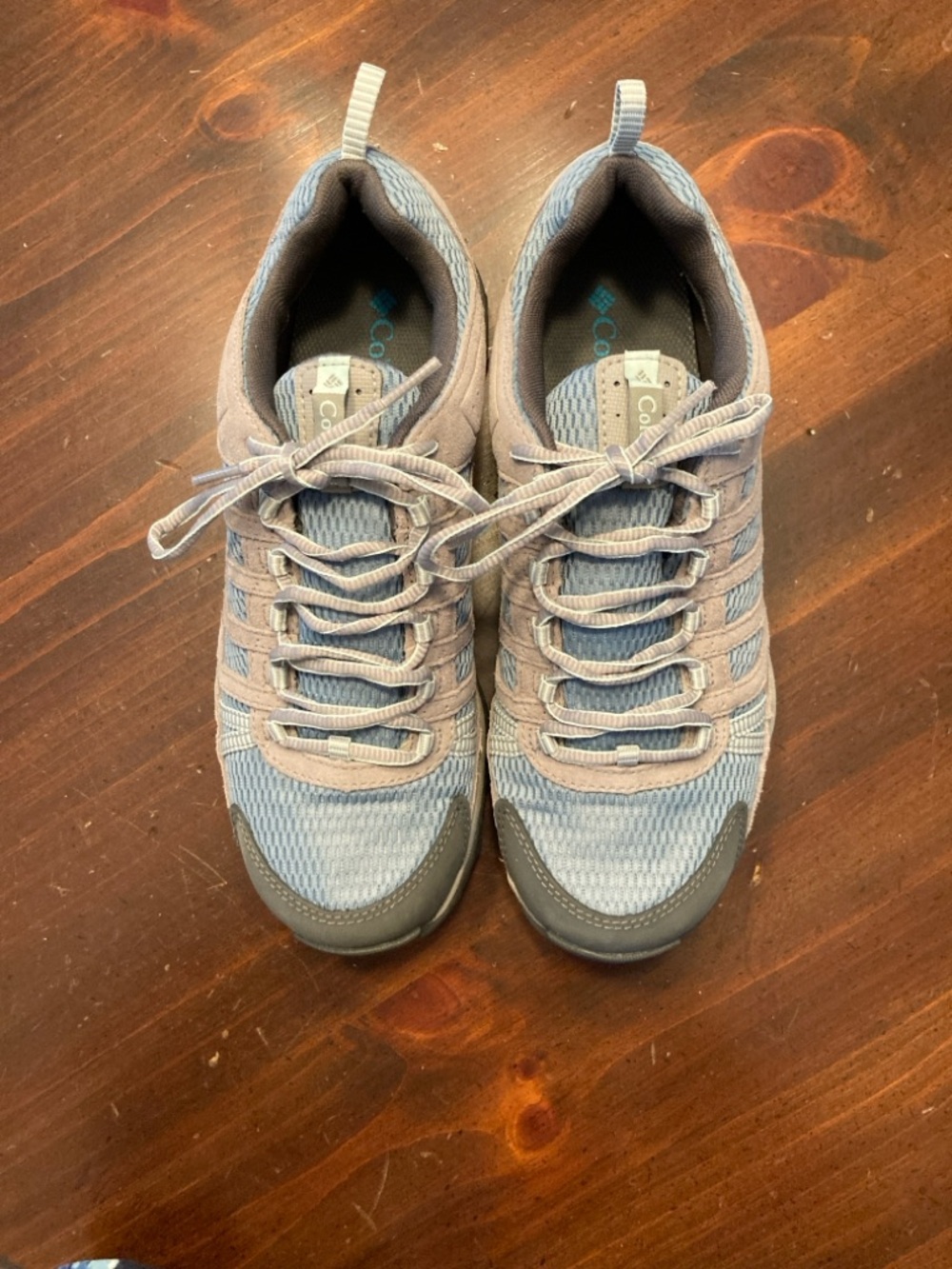 Columbia Women's Blue and Gray Trail Sneakers